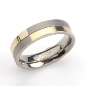 0101-10 Boccia Titanium Ring