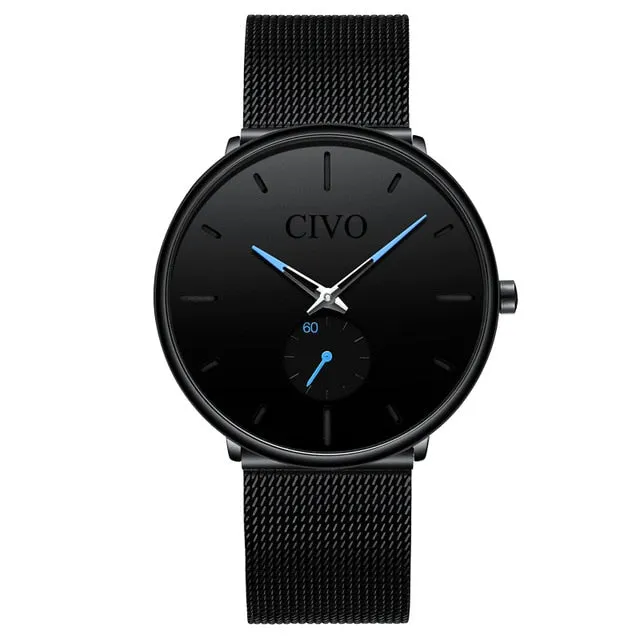 0124C | Quartz Men Watch | Mesh Band