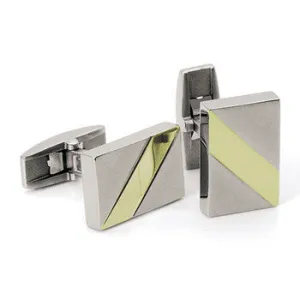 0603-02 Boccia Titanium Cufflinks