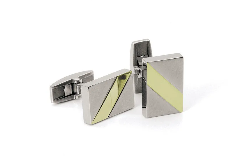 0603-02 Boccia Titanium Cufflinks