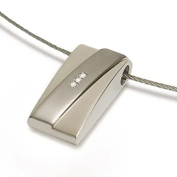 0752-03 Boccia Titanium Pendant  (choose chain separately)