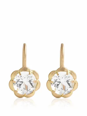 18kt gold and topaz Blossom earrings