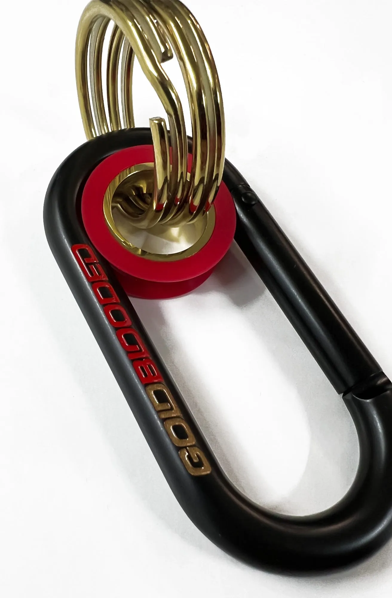 Aggregate x Adapt :: Gold Blooded Radius (Black/Gold Carabiner)