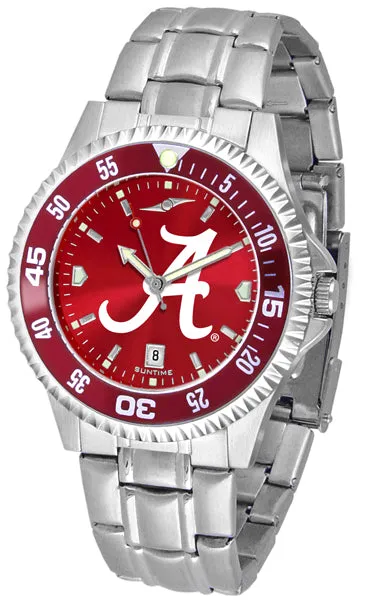 Alabama Men's Competitor Steel AnoChrome Colored Bezel