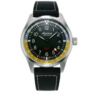 ALPINA STARTIMER PILOT QUARTZ GMTAL-247BBG4S6  MEN'S WATCH