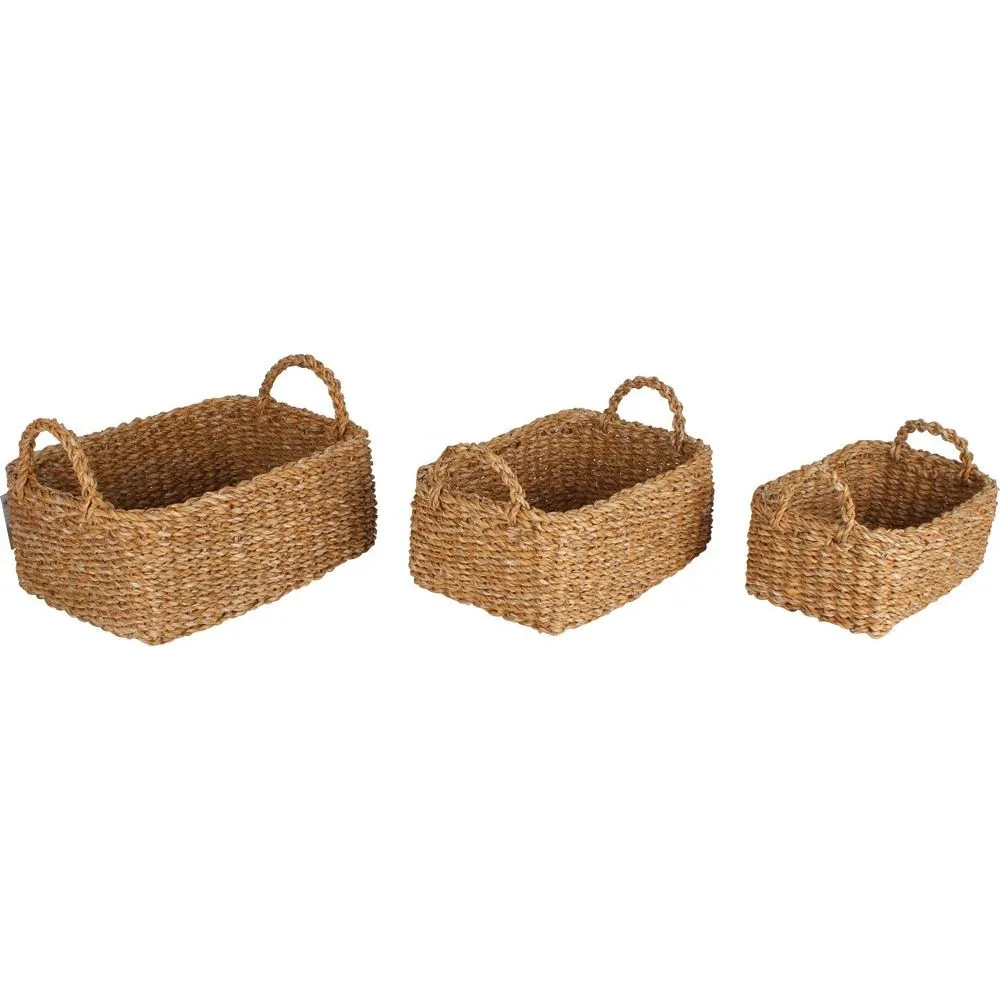 Botany Large Rectangular Seagrass Storage Basket