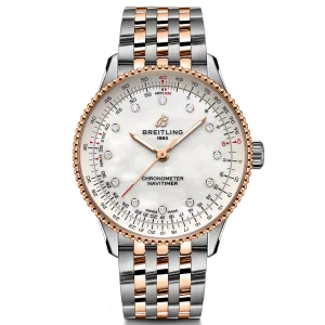 Breitling Navitimer Automatic 36mm Watch with Mother-of-Pearl Dial