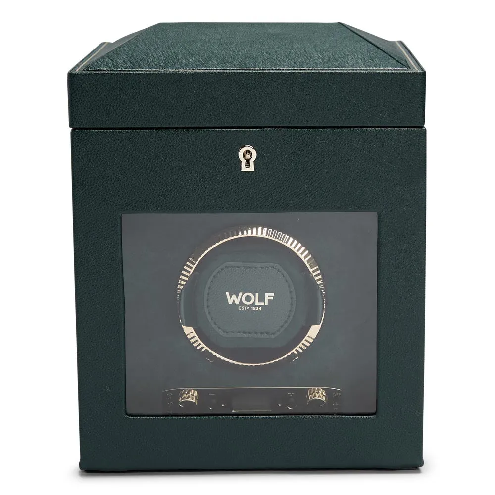 British Racing Single Watch Winder with Storage