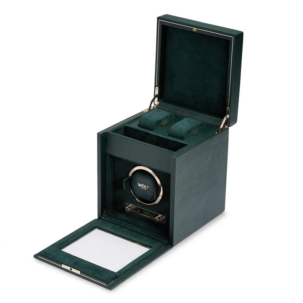 British Racing Single Watch Winder with Storage