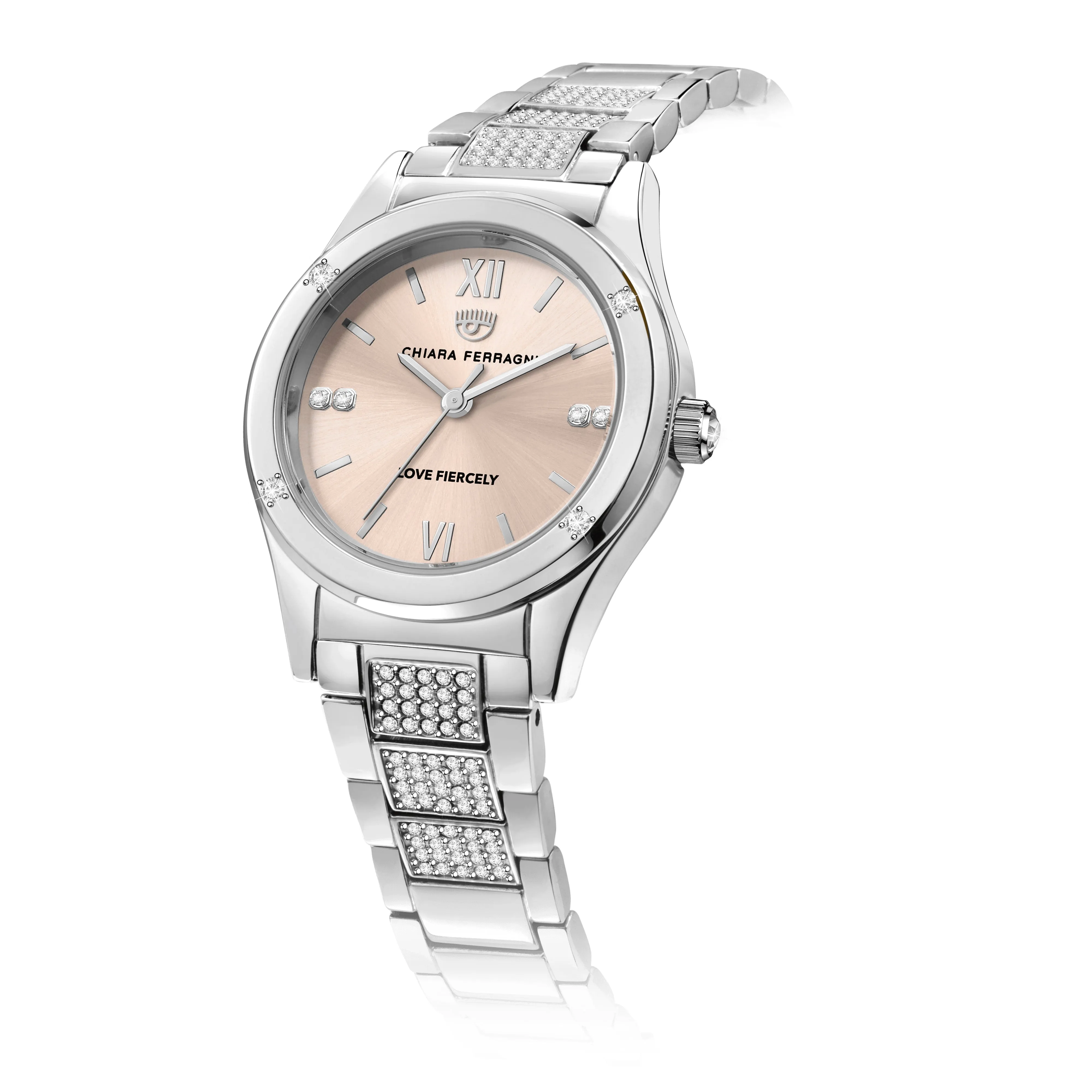 Chiara Ferragni Contamporary Silver Rose 32mm Watch