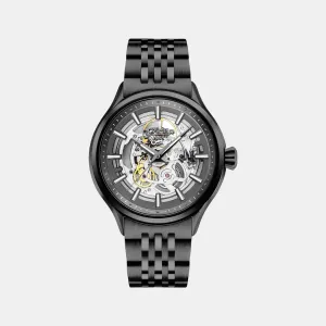 Competence Skeleton Men Analog Stainless Steel Watch 101663 40 55 10N