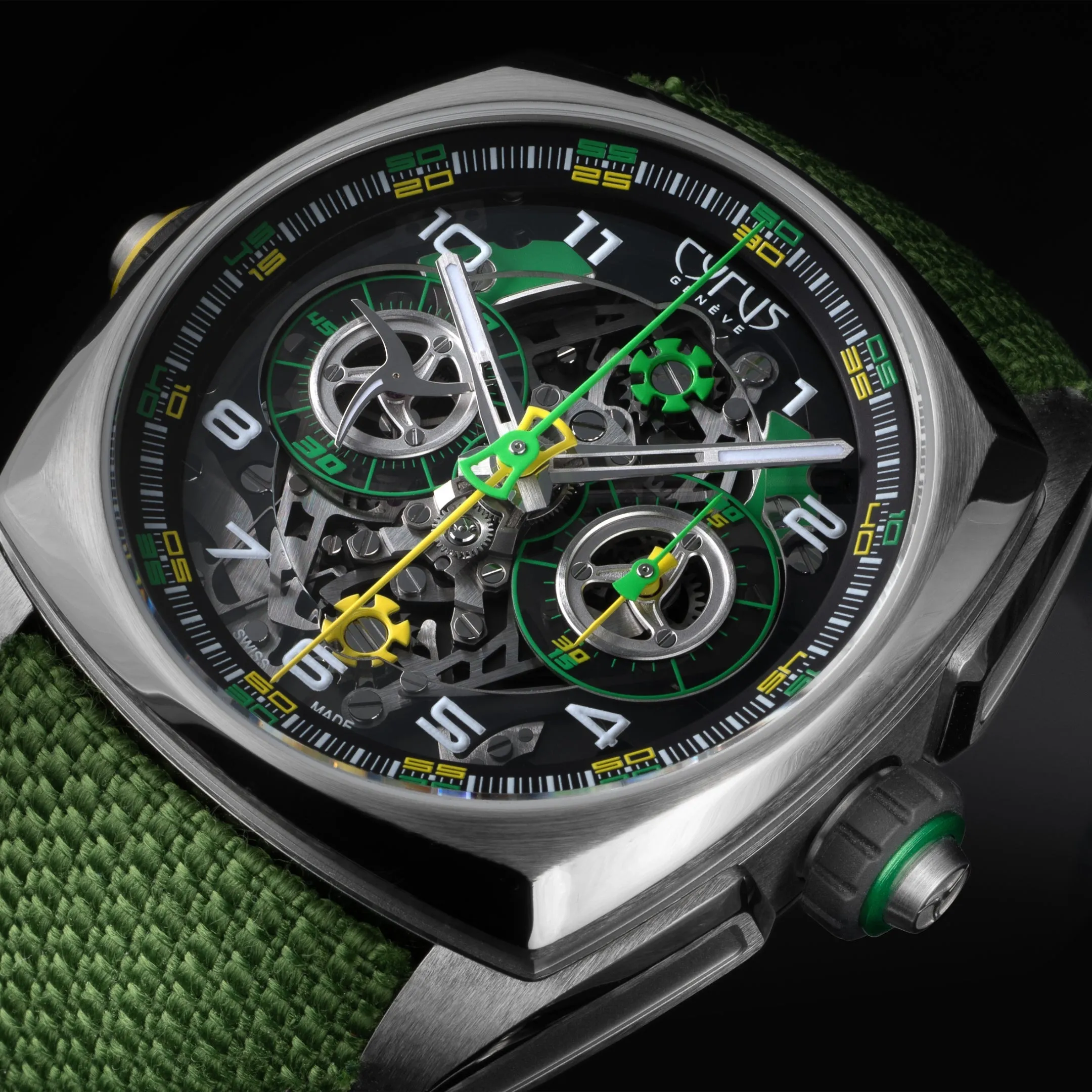 CYR Watch Klepcys DIC Lime Titanium Limited Edition