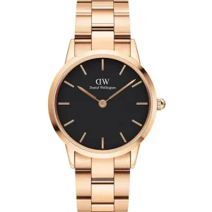 Daniel Wellington Iconic Link Ladies Rose Gold Watch DW00600210