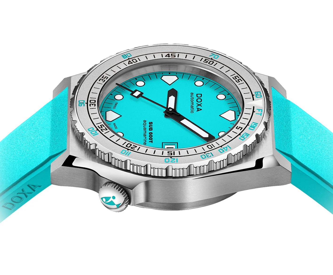 DOX Watch SUB 6T Aquamarine Rubber