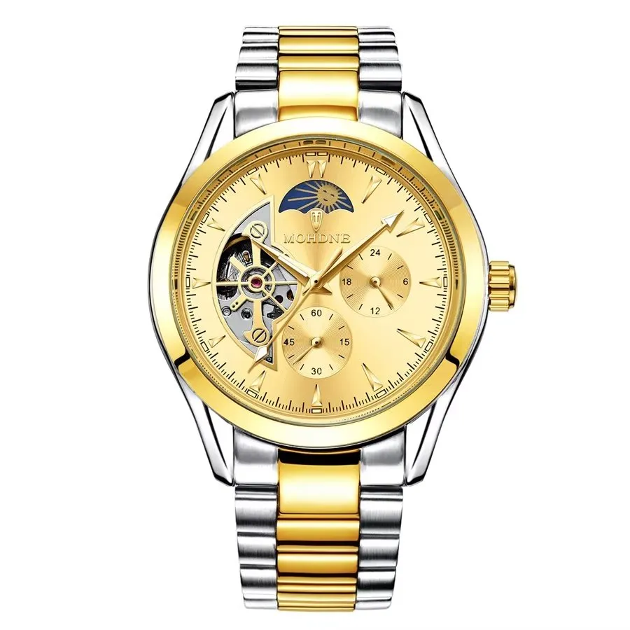 Elegant Quartz T35 Crystal Glass Mechanical Watch