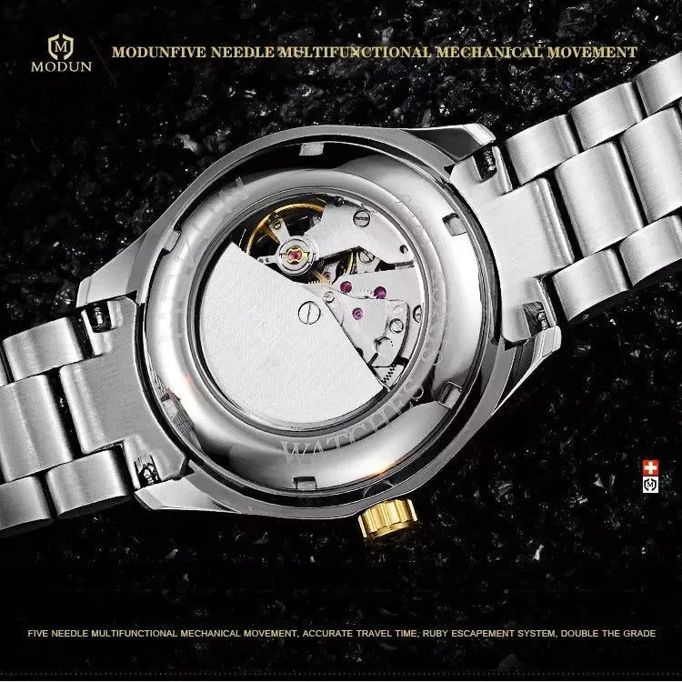 Elegant Quartz T35 Crystal Glass Mechanical Watch