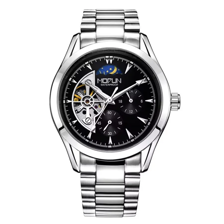 Elegant Quartz T35 Crystal Glass Mechanical Watch