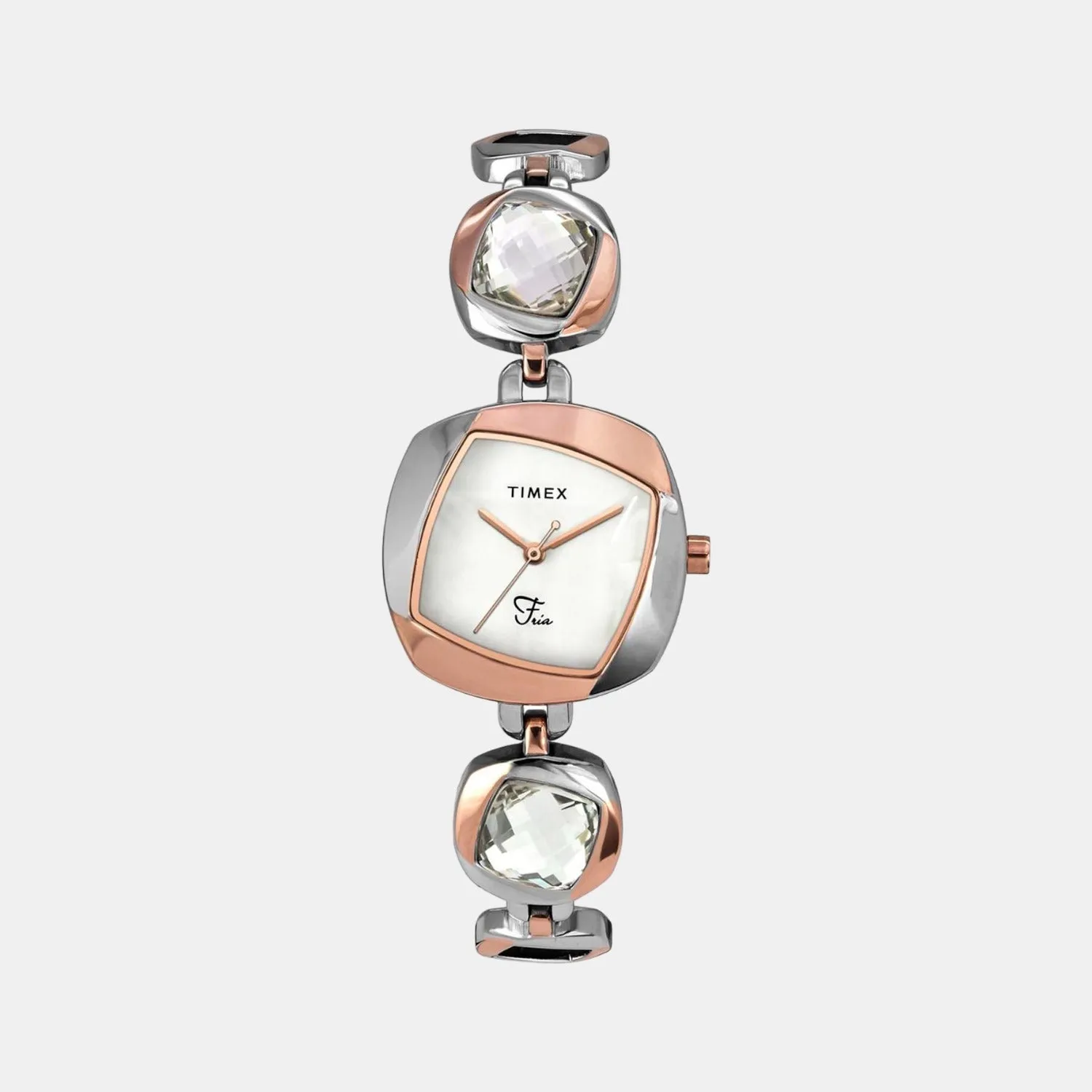 Fria Women Analog Brass Watch TWEL15002