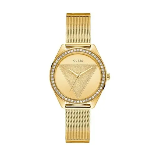 Guess Analog Gold Dial Women's Watch-W1142L2