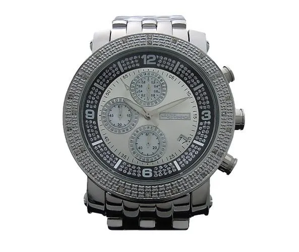 JoJino .25cttw Diamond Watch Black Ring Dial