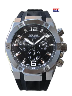 Men's Black Dial Multi-function Watch - #50394