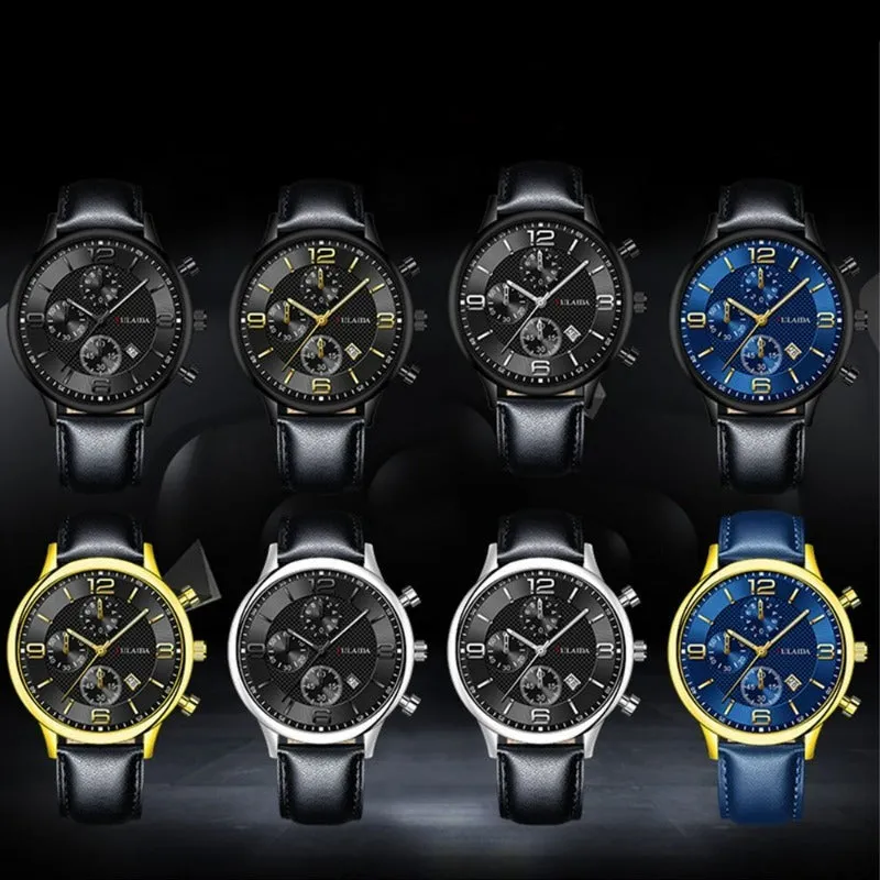 Men's  Fashion Stainless Steel Quartz Analog Wrist Watch