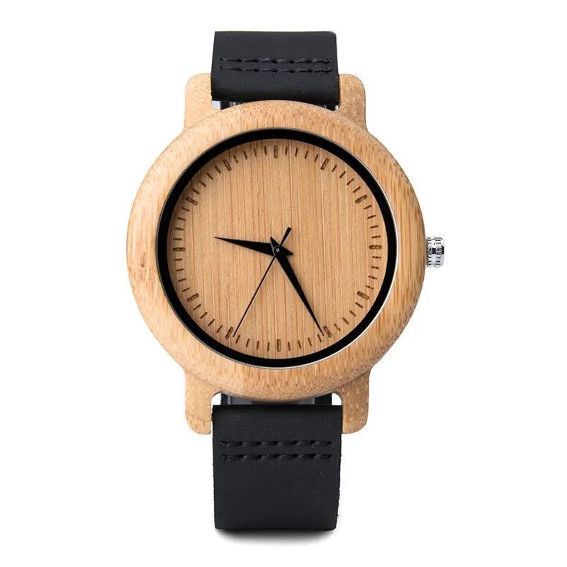 Missouri - Minimal Bamboo Couple Watches