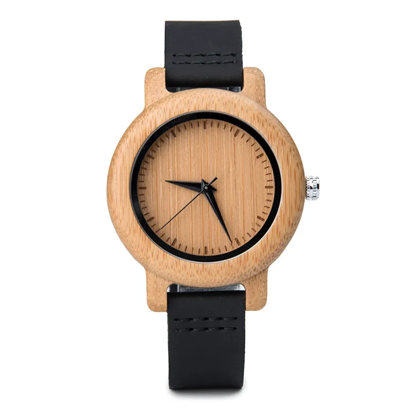 Missouri - Minimal Bamboo Couple Watches