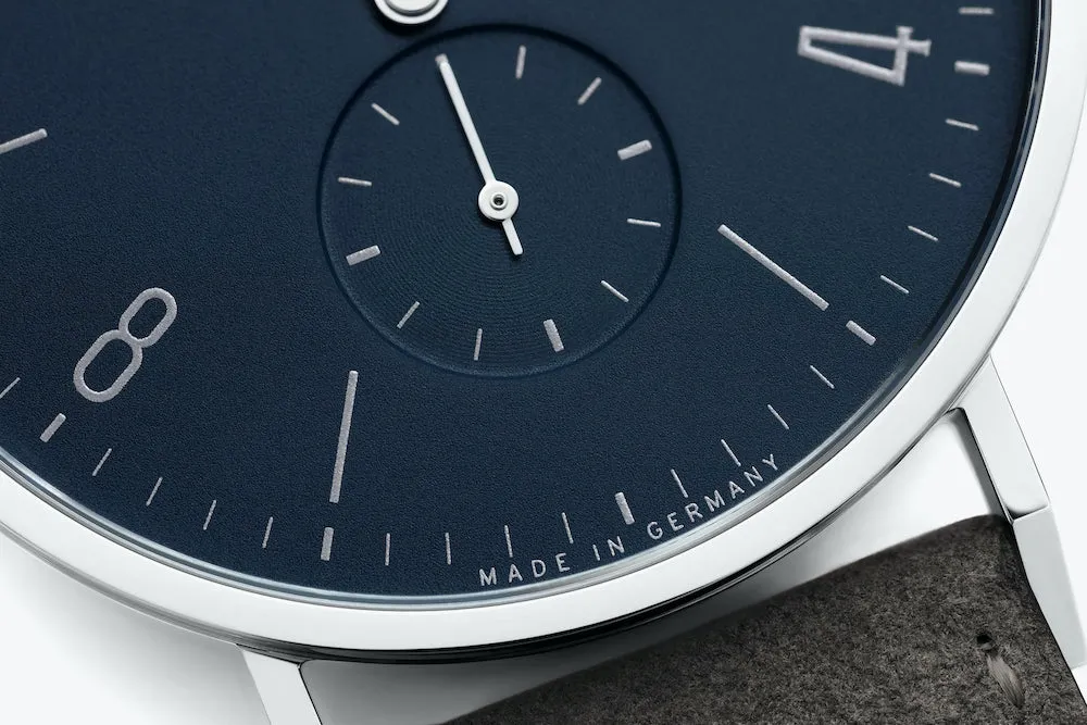 NG Watch Tangente 38 Midnight Blue Steel Back