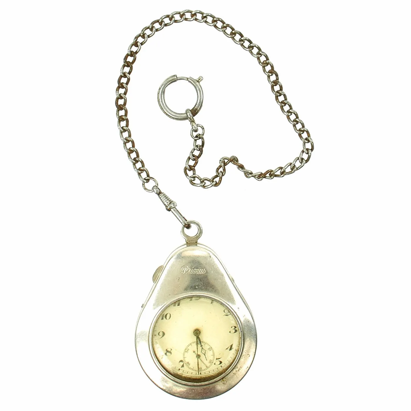 Original German WWII Pocket Watch in Case named to SS - Oberscharführer Alois Gruber - Fully Functional