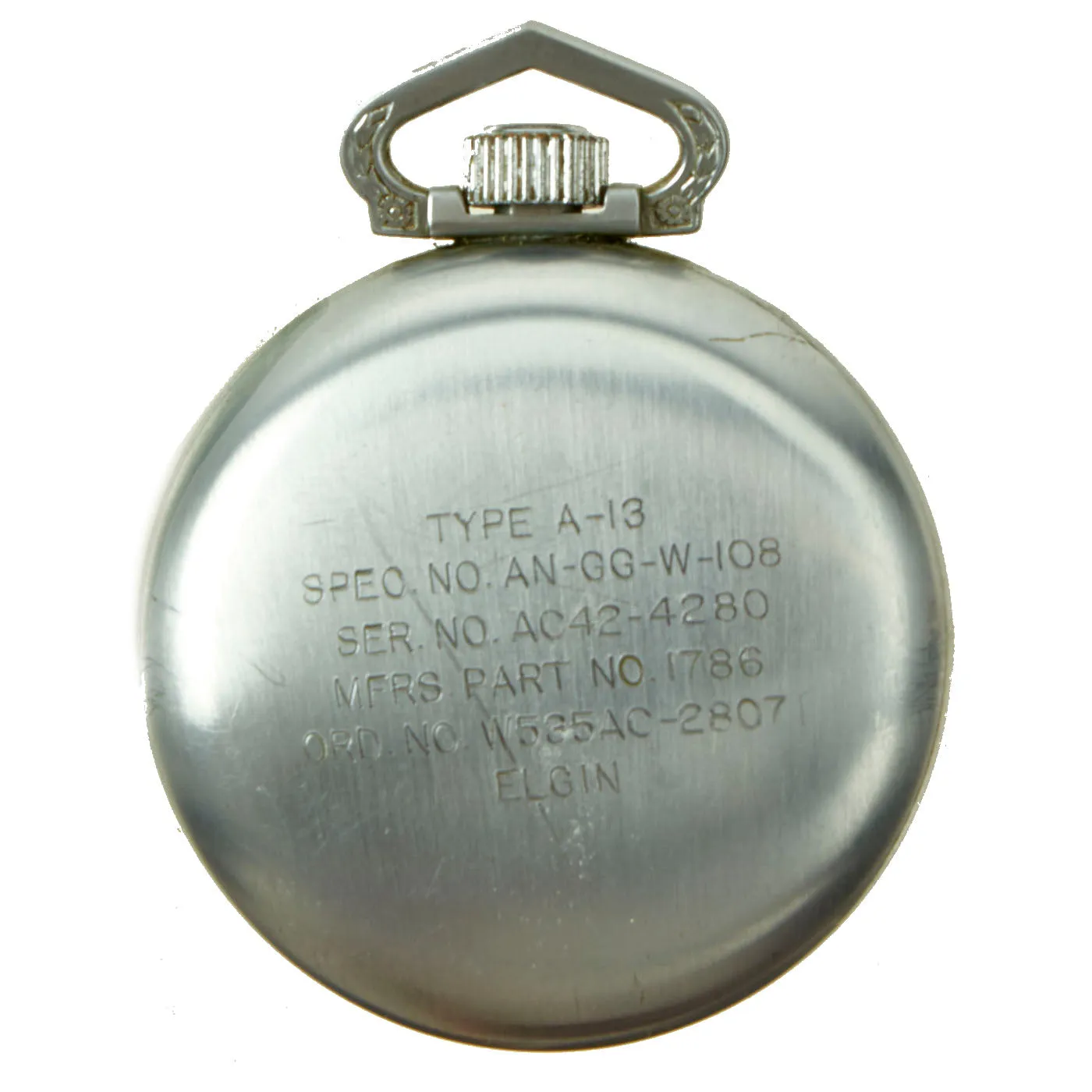 Original U.S. WWII US Army Air Forces Unissued 1942 Dated AN5740 G.C.T. Master Navigator Pocket Watch by Elgin With Original Packaging - Fully Functional