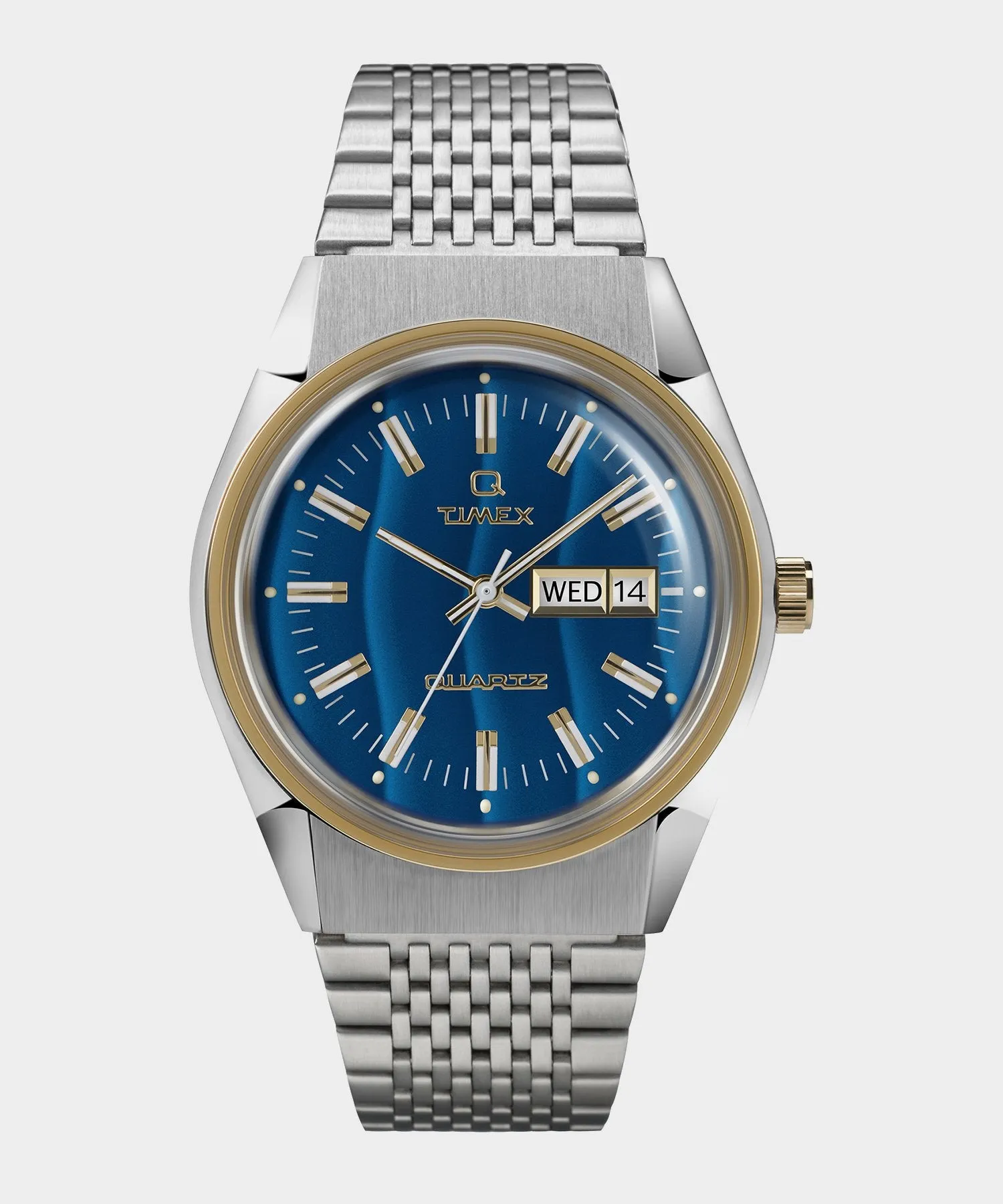 Q Timex Reissue Falcon Eye 38mm Stainless Steel Bracelet Watch