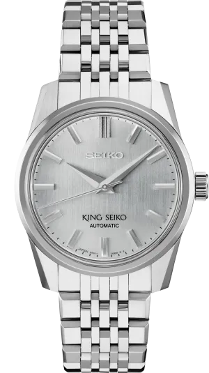 Seiko SPB281 King Seiko Modern Re-Interpretation Brushed Silver Dial Watch