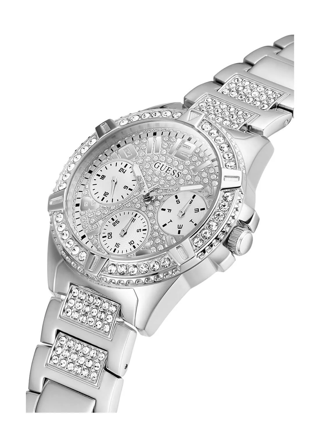 Silver Crystal Lady Frontier Watch