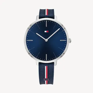 Sport Watch with Navy Silicone Strap