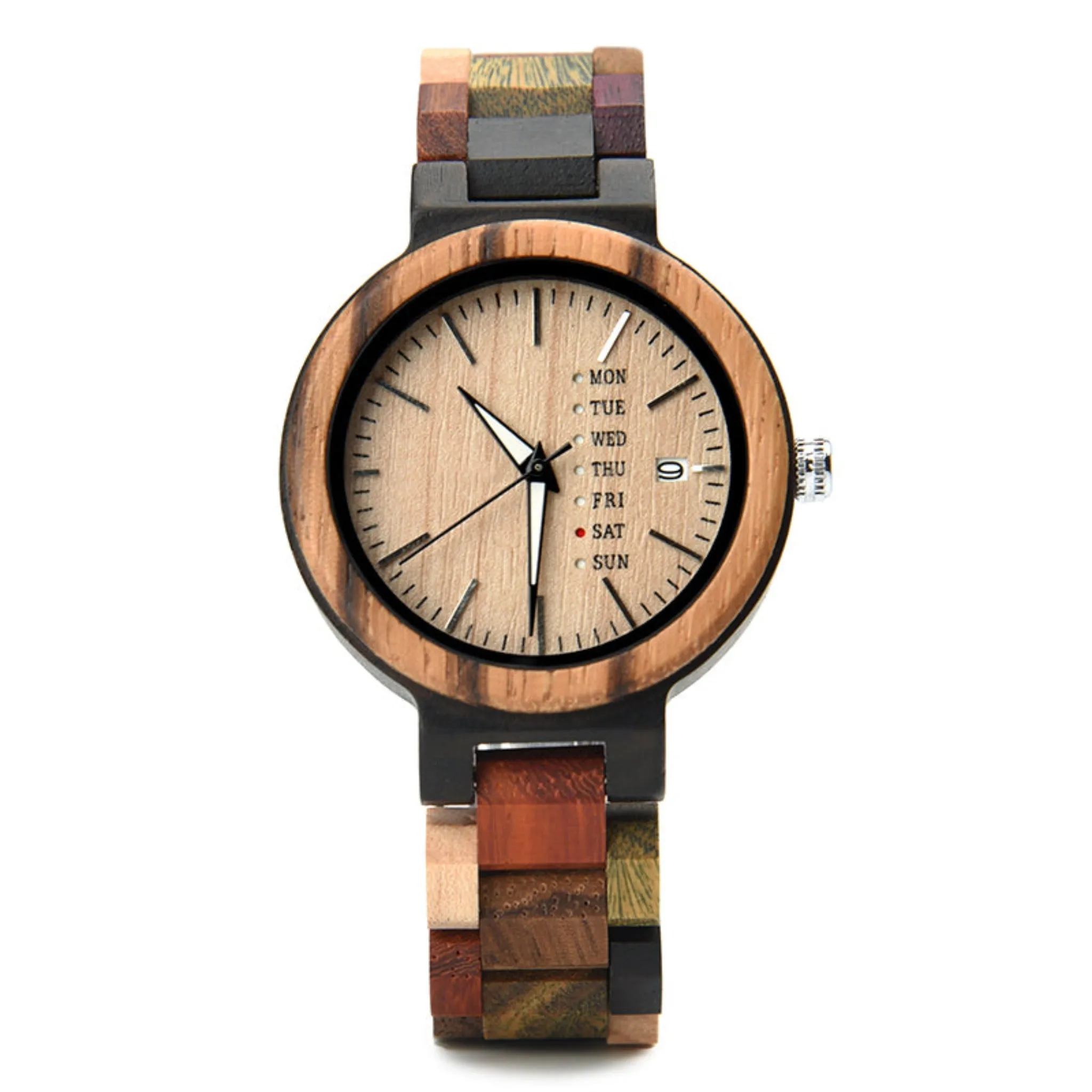 Sydney - Mixed Wood Couple Watches