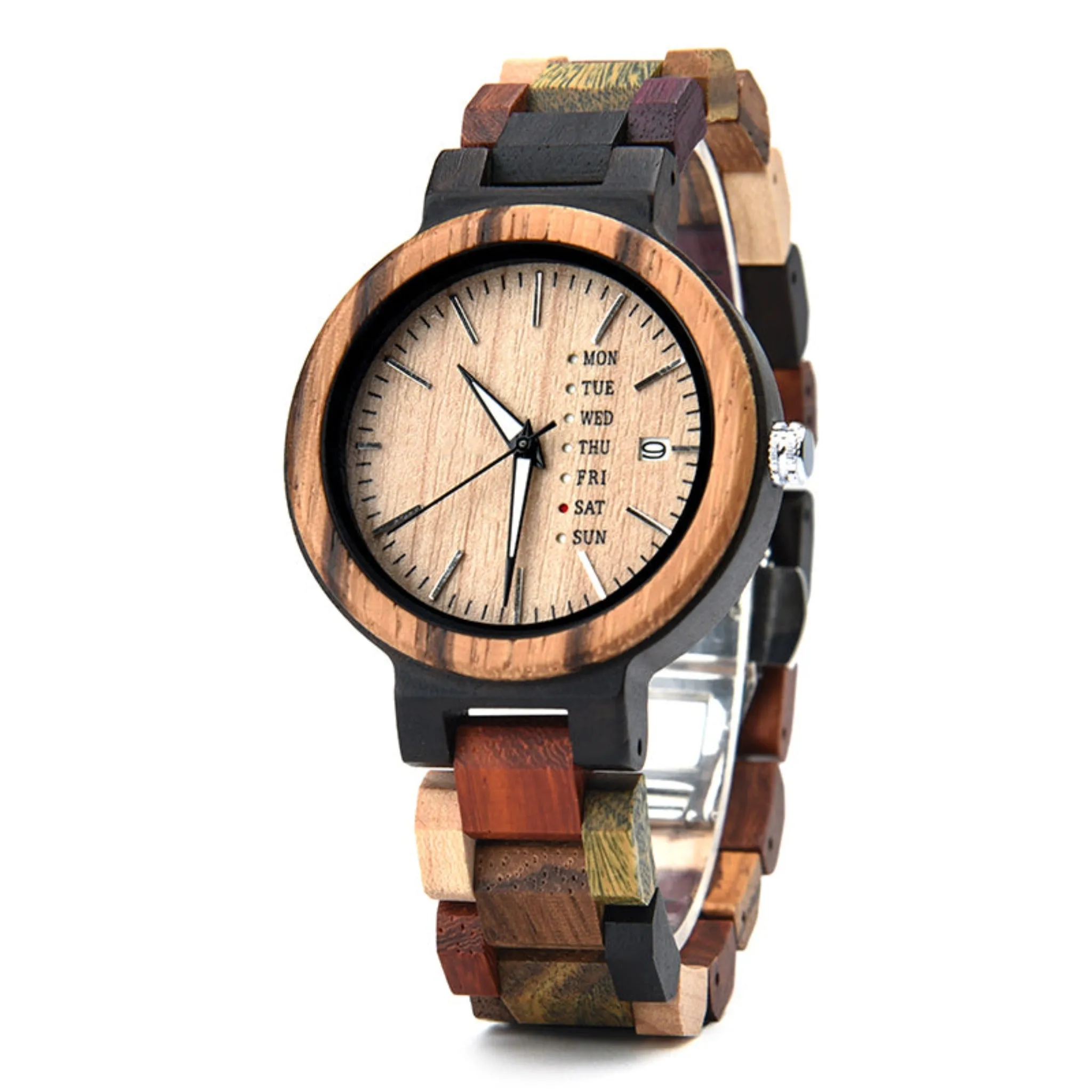 Sydney - Mixed Wood Couple Watches