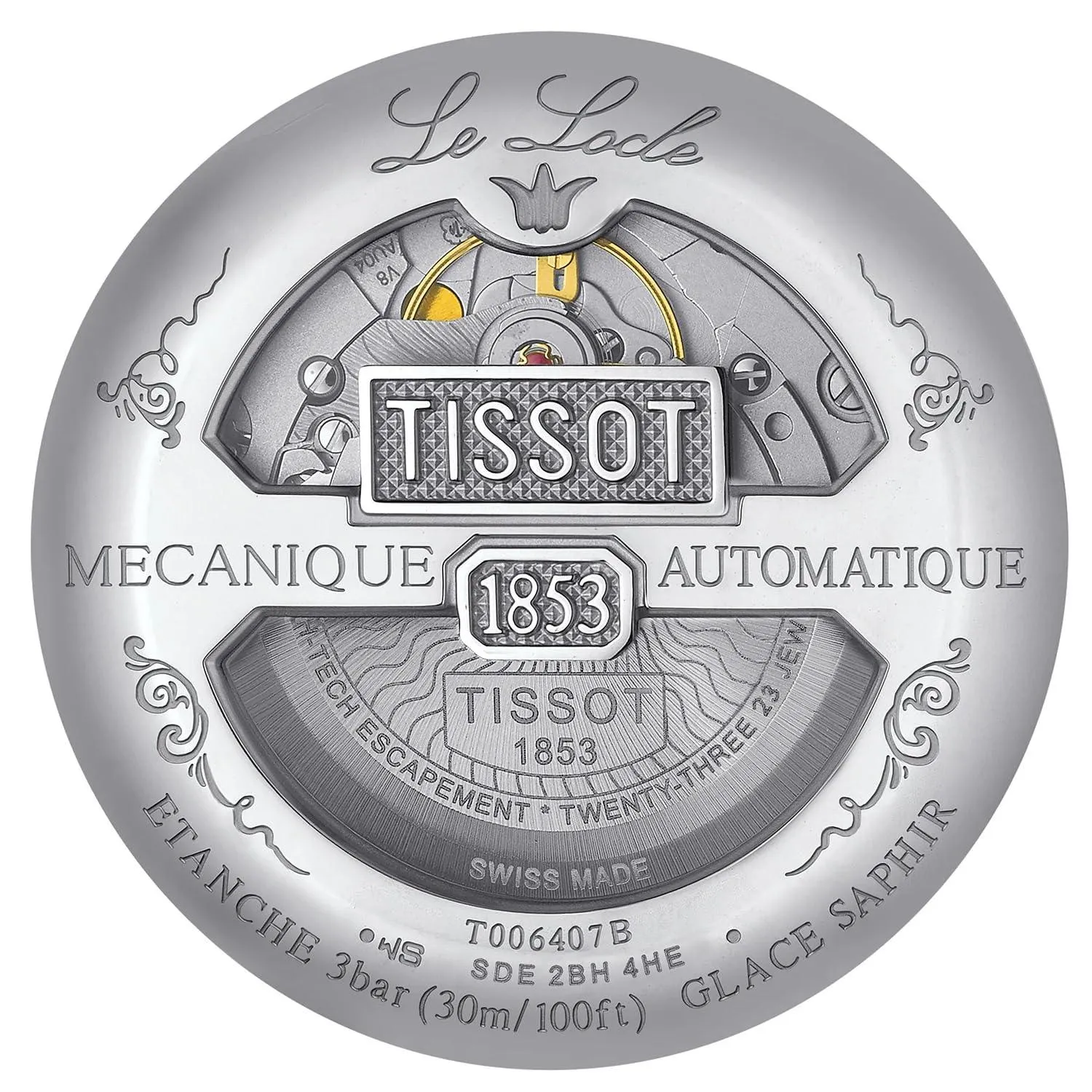 Tissot Mens Le Locle Stainless Steel Watch