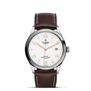 TUDOR 1926 39mm Steel White Dial Leather Strap - M91550-0012