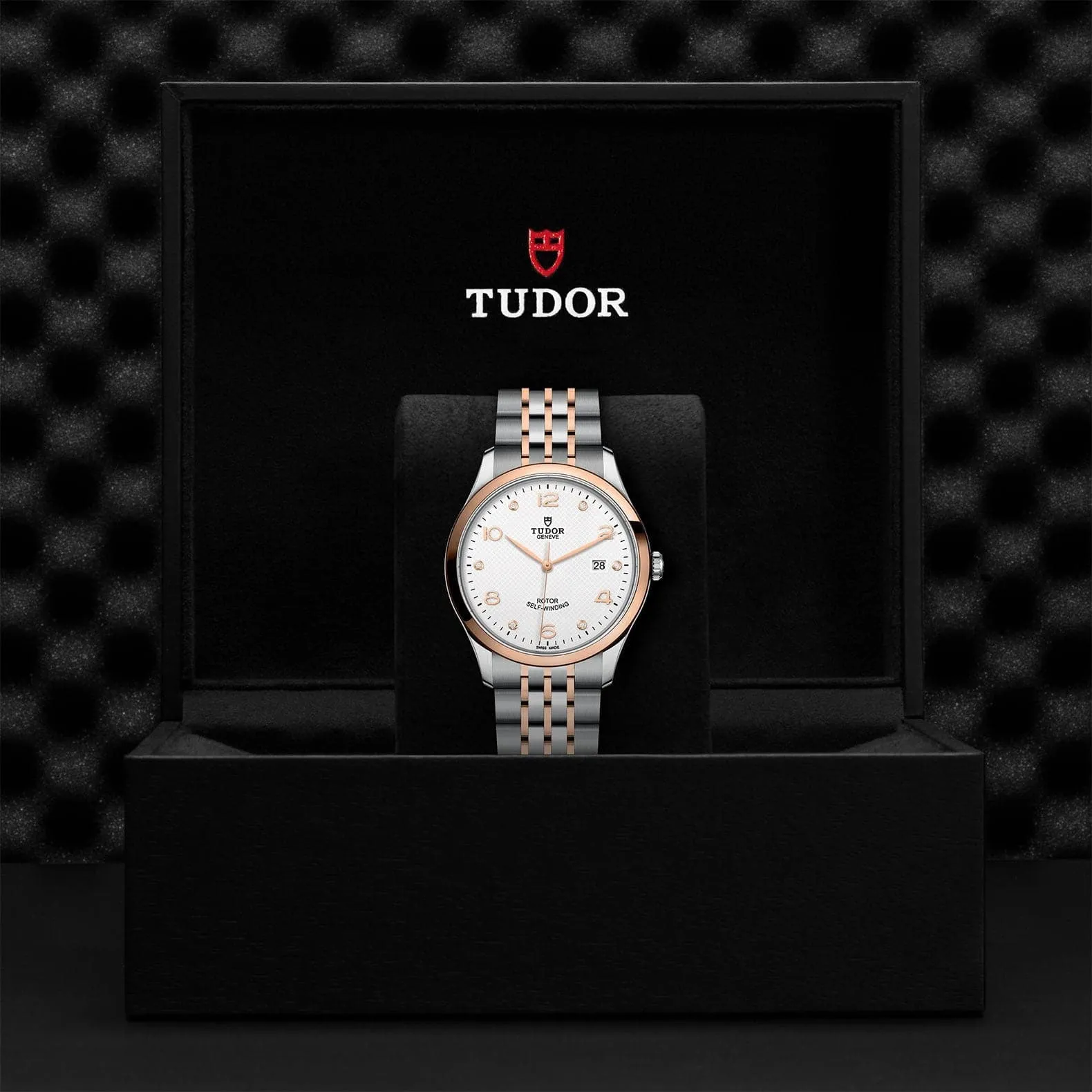 TUDOR 1926 41mm Steel And Gold Diamond Dial Watch - M91651-0011