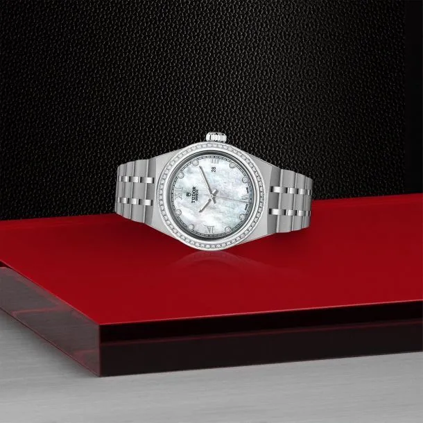 TUDOR Royal 28mm Case, Diamond Mother of Pearl Dial, Steel Bracelet (M28320-0001)