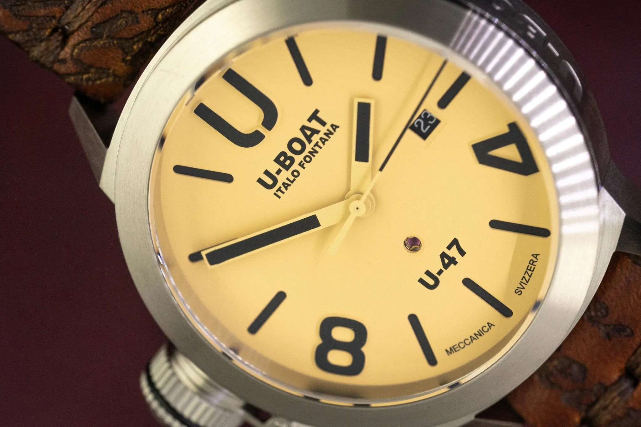 U-Boat Watch Classico U-47 Date Beige 8106