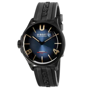 U-Boat Watch Darkmoon 40 Blue Soleil Black PVD 9020/B