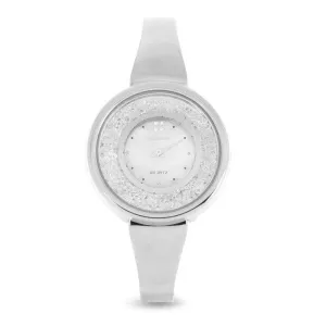 Valentino 20122150-WHITE DIAL Silver Fashion Metal Band Watch for Women