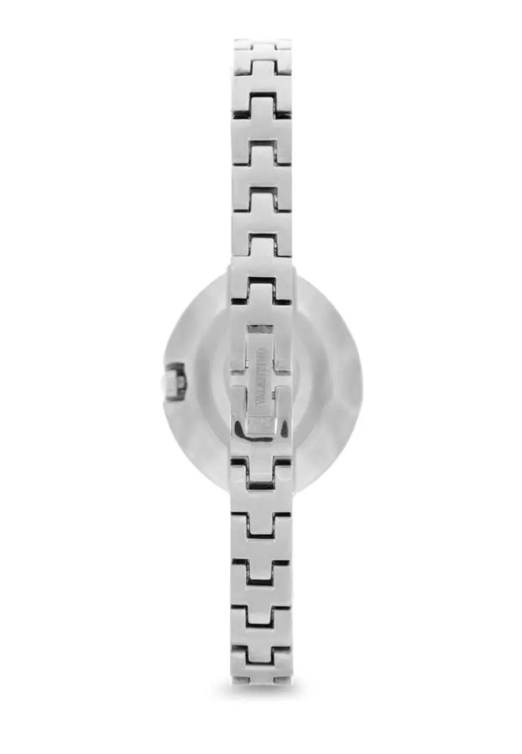 Valentino 20122150-WHITE DIAL Silver Fashion Metal Band Watch for Women