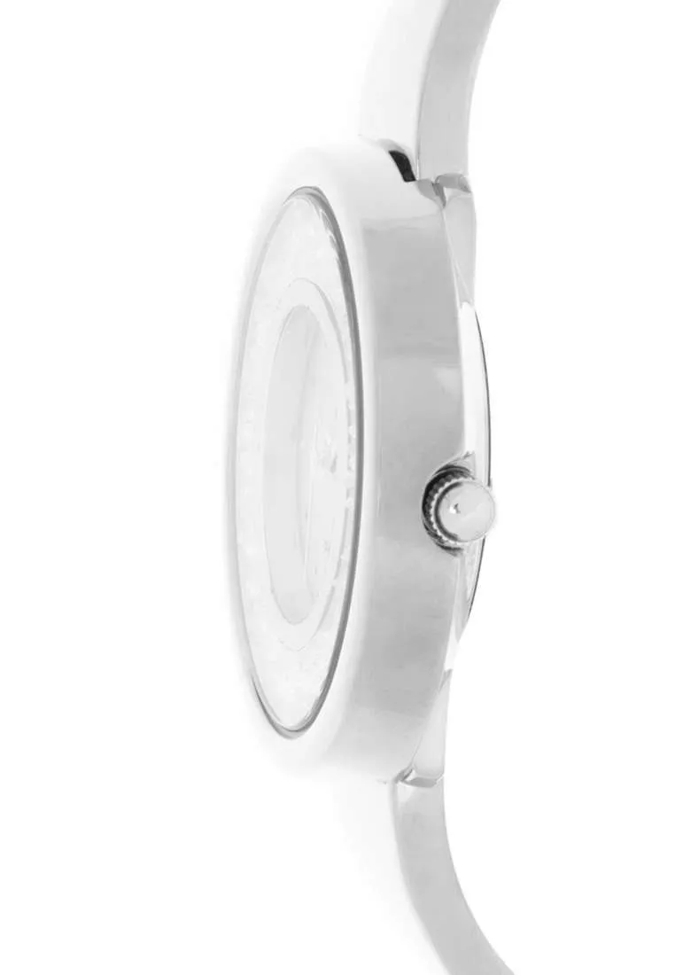 Valentino 20122150-WHITE DIAL Silver Fashion Metal Band Watch for Women