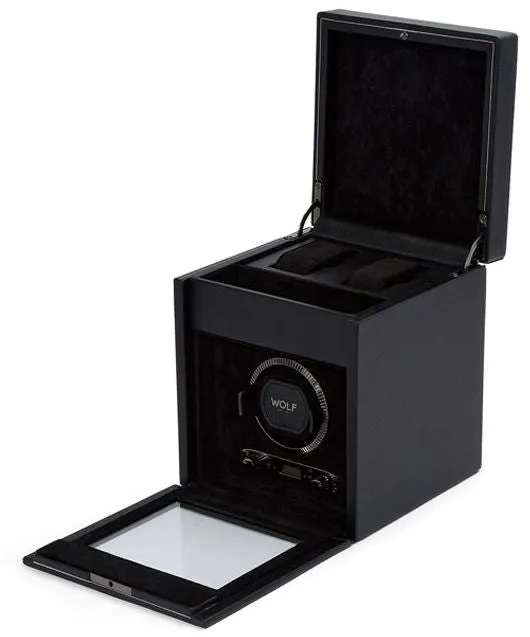 WOF Watch Winder British Racing Black Single StORSage