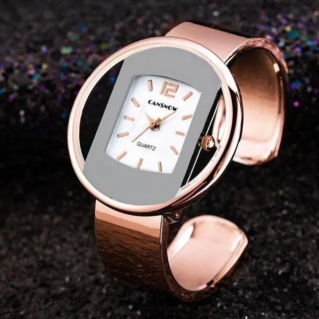 Women Bangle Bracelet Design Quartz Wrist Watches