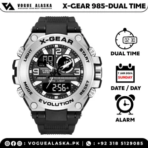 X-Gear 985 Dual-Time Sports Watch For Men