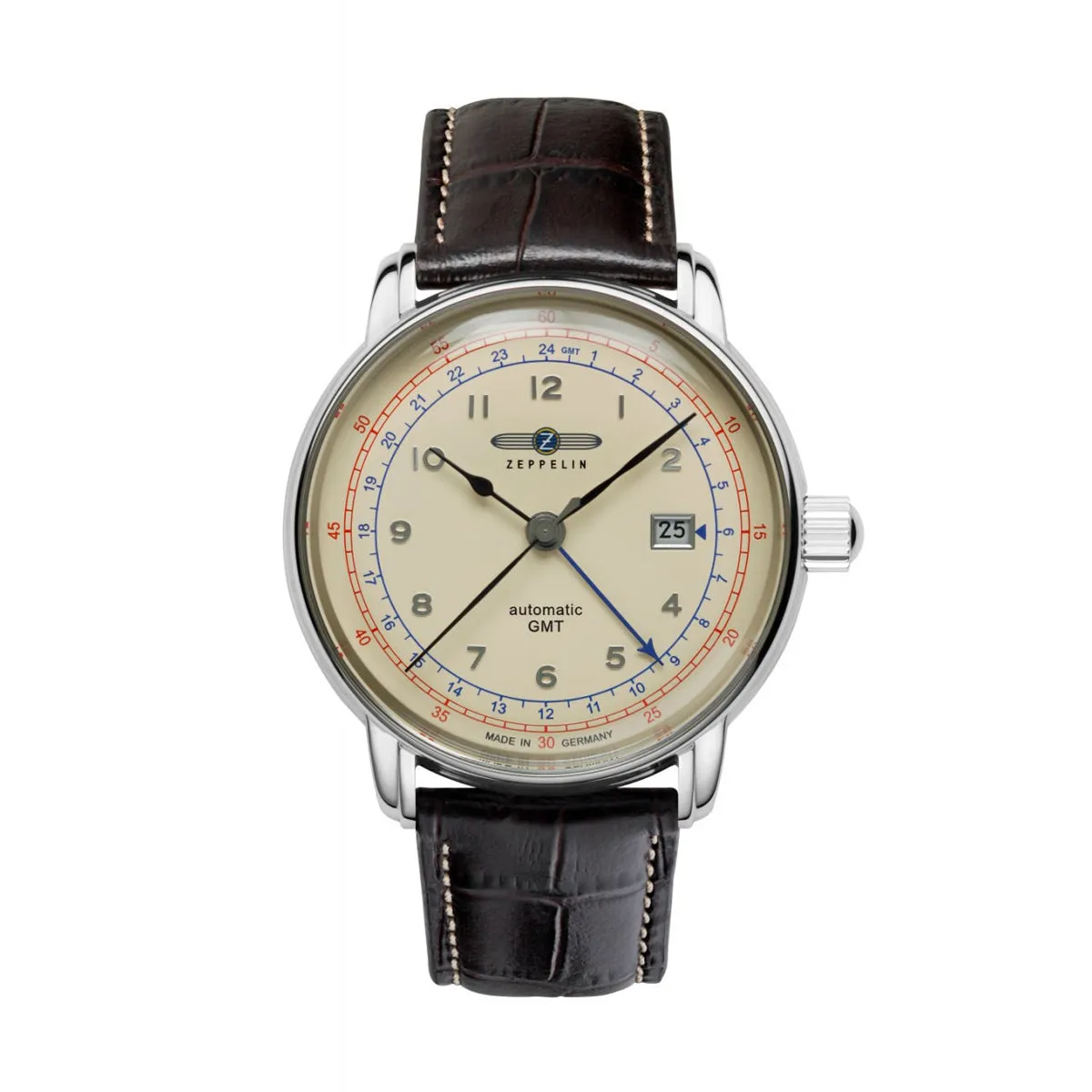 ZEPPELIN AUTOMATIC WATCH DUAL TIME 7668-5